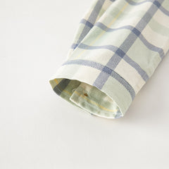 Dave&Bella Kids Boys Cotton Fashion Formal Plaid Shirt Top