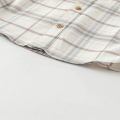 Dave&Bella Boys Autumn Cotton Fashion Formal Plaid Shirt Top