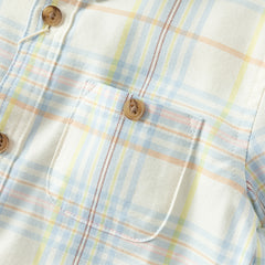 Dave&Bella Boys Autumn Cotton Fashion Formal Plaid Shirt Top