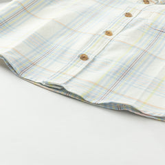 Dave&Bella Boys Autumn Cotton Fashion Formal Plaid Shirt Top