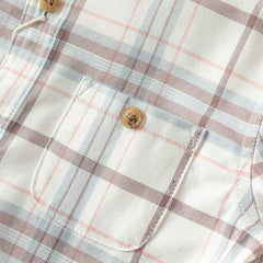 Dave&Bella Boys Autumn Cotton Fashion Formal Plaid Shirt Top