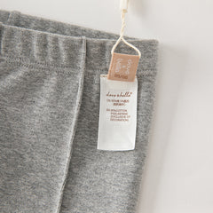 Dave&Bella Girls Lace Trim Cotton Leggings