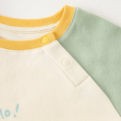 Dave&Bella Toddler Girls/Boys Cotton Long Sleeve Cartoon Print T-Shirts