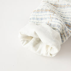 Dave&Bella Toddler Girls Autumn Light Blue Versatile Mesh Princess Dress(wallet bag)