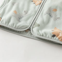 Dave&Bella Girls/Boys Autumn Soft Fleece Cartoon Print Vest Top