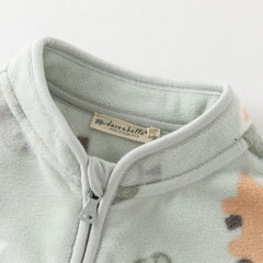 Dave&Bella Girls/Boys Autumn Soft Fleece Cartoon Print Vest Top