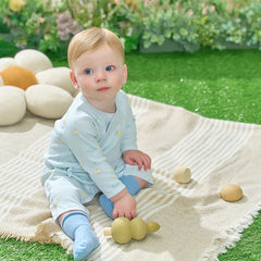 Dave&Bella Newborn/Baby Girls/Boys Playful Multi-print Indoor Breathable Cotton Rompers