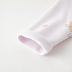 Dave&Bella Newborn/Baby Girls/Boys Playful Multi-print Indoor Breathable Cotton Rompers