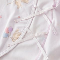 Dave&Bella Newborn/Baby Girls/Boys Playful Multi-print Indoor Breathable Cotton Rompers