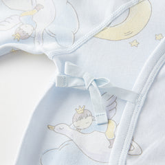 Dave&Bella Newborn/Baby Girls/Boys Playful Multi-print Indoor Breathable Cotton Rompers