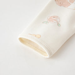 Dave&Bella Newborn/Baby Girls/Boys Playful Multi-print Indoor Breathable Cotton Rompers