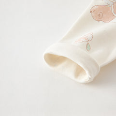 Dave&Bella Newborn/Baby Girls/Boys Playful Multi-print Indoor Breathable Cotton Rompers