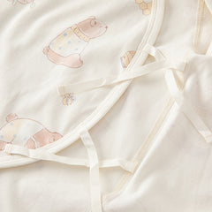 Dave&Bella Newborn/Baby Girls/Boys Playful Multi-print Indoor Breathable Cotton Rompers