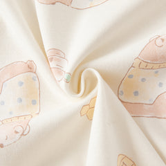 Dave&Bella Newborn/Baby Girls/Boys Playful Multi-print Indoor Breathable Cotton Rompers