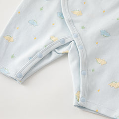 Dave&Bella Newborn/Baby Girls/Boys Playful Multi-print Indoor Breathable Cotton Rompers