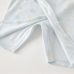 Dave&Bella Newborn/Baby Girls/Boys Playful Multi-print Indoor Breathable Cotton Rompers