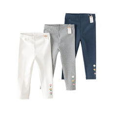 Dave&Bella Girls Spring Cotton Casual Outdoor Leggings Pants