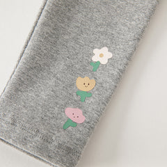 Dave&Bella Girls Spring Cotton Casual Outdoor Leggings Pants