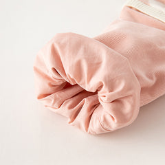 Dave&Bella Toddler Girls Autumn Cute Grey Pink Versatile A-line Dress