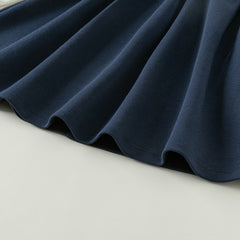 Dave&Bella Toddler Girls Autumn Navy Blue Princess A-line Dress