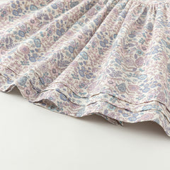 Dave&Bella Toddler Girls Spring Princess Floral Dress(wallet bag)