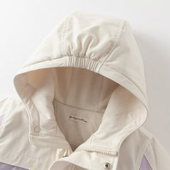 Dave&Bella Unisex Kids/Toddler Casual Hooded Jacket — Windproof & Fleece-Lined