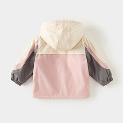 Dave&Bella Unisex Kids/Toddler Casual Hooded Jacket — Windproof & Fleece-Lined