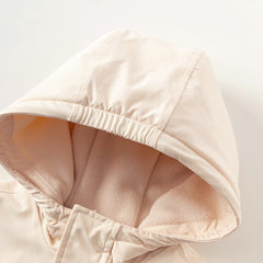 Dave&Bella Unisex Kids/Toddler Casual Hooded Jacket — Windproof & Fleece-Lined