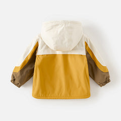 Dave&Bella Unisex Kids/Toddler Casual Hooded Jacket — Windproof & Fleece-Lined