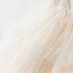 Dave&Bella Toddler Girls Elegance Light Pink Coat A-line Mesh Dress Set