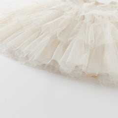 Dave&Bella Toddler Girls Elegance Light Pink Coat A-line Mesh Dress Set