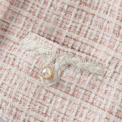 Dave&Bella Toddler Girls Elegance Light Pink Coat A-line Mesh Dress Set