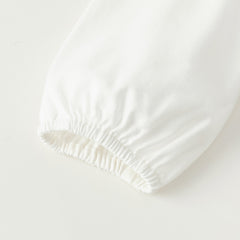 Dave&Bella Toddler Girls Autumn Breathable Cotton Grey White Plaid Party Dress