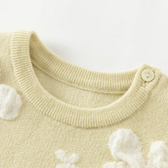 Dave&Bella Toddler Girls Autumn Classic Yellow Mesh A-line Dress