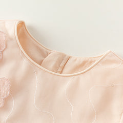 Dave&Bella Toddler Girls Autumn Charming Light Pink Mesh Princess Dress