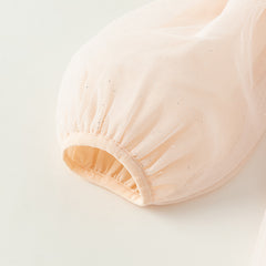 Dave&Bella Toddler Girls Autumn Charming Light Pink Mesh Princess Dress