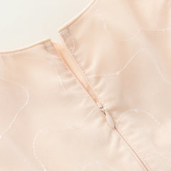 Dave&Bella Toddler Girls Autumn Charming Light Pink Mesh Princess Dress