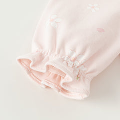 Dave&Bella Baby Girl Newborn Casual Cotton Floral Romper Jumpsuit