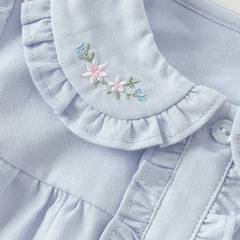 Dave&Bella Girls Spring Cotton Sweet Doll Collar Blouse Tops