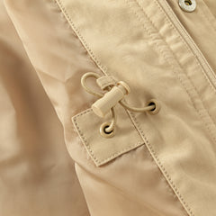 Dave&Bella Toddler Boys Khaki Warm Long Sleeve Jacket