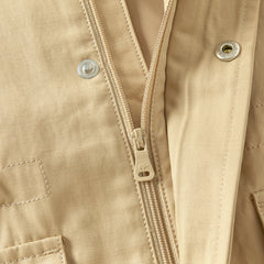 Dave&Bella Toddler Boys Khaki Warm Long Sleeve Jacket