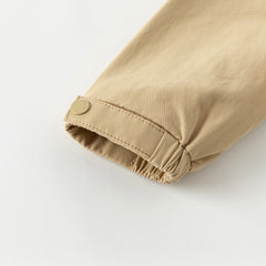 Dave&Bella Toddler Boys Khaki Warm Long Sleeve Jacket