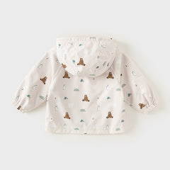 Dave&Bella Boys Toddler Windbreaker Waterproof Hooded Coats