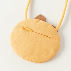 Dave&Bella Toddler Girls Autumn Adorable Orange Princess Mesh Dress(wallet bag)