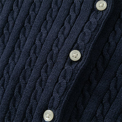 Dave&Bella Girls 2025 Preppy Knit Sweater Cardigans – Versatile & Stylish