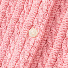 Dave&Bella Girls 2025 Preppy Knit Sweater Cardigans – Versatile & Stylish