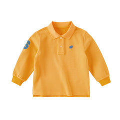 Dave&Bella Boys Spring Cotton Formal Polo Collar Shirt Tops