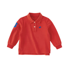 Dave&Bella Boys Spring Cotton Formal Polo Collar Shirt Tops