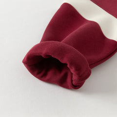 Dave&Bella Toddler Boys Autumn Wine Red Outdoor Jackets