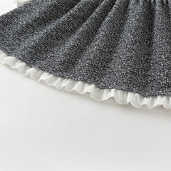 Dave&Bella Girls Autumn Navy Blue Noble Princess Toddler Dress